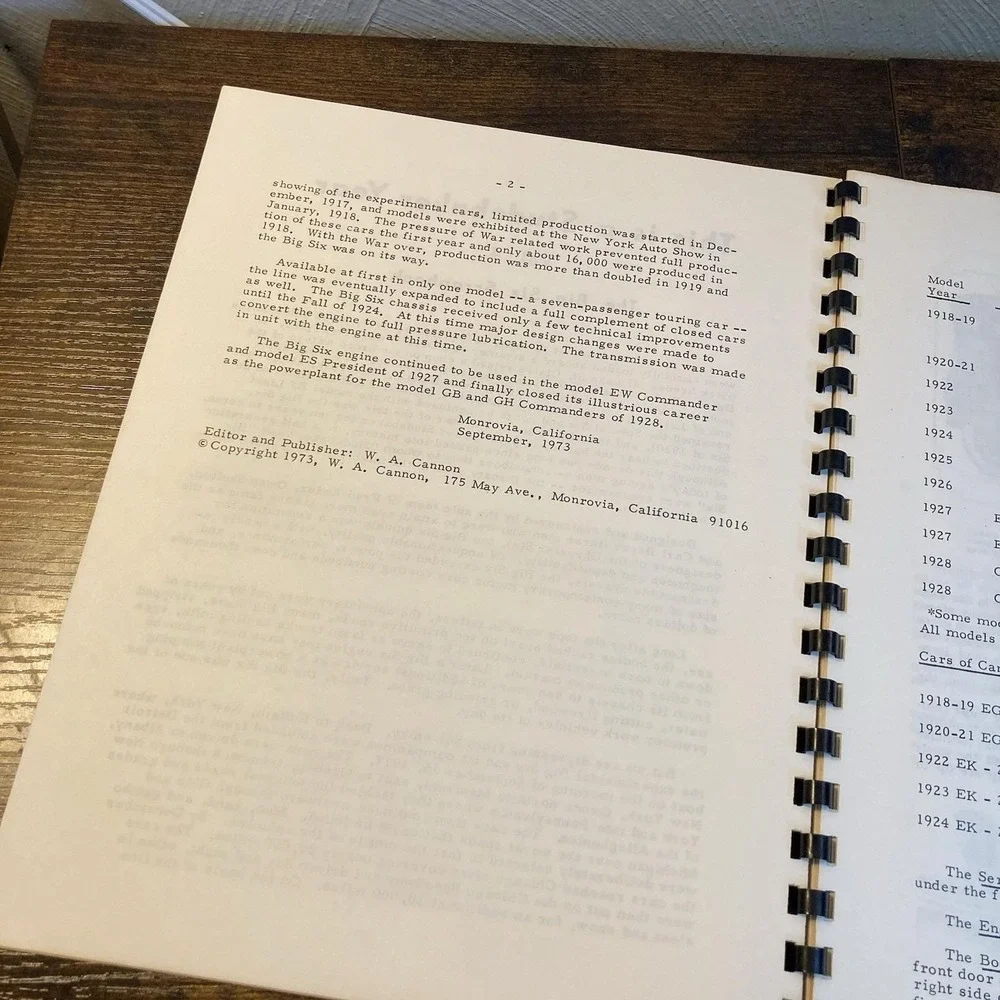 This Is A Studebaker Year Volume 4 The Big Scrapbook WA Cannon 1973 Classic Cars